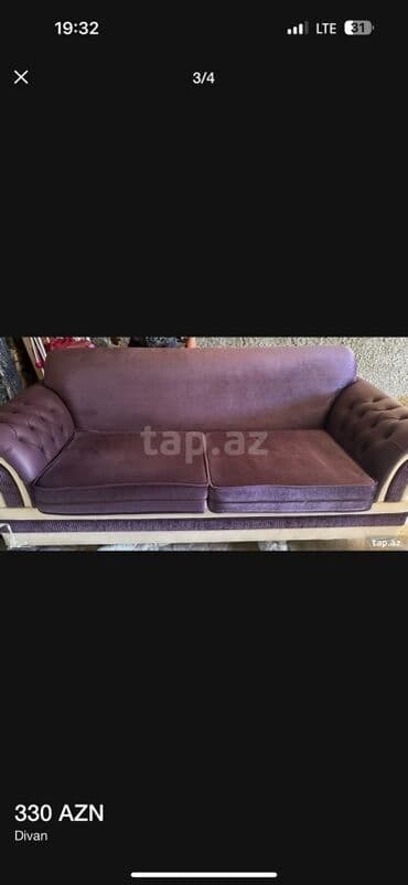 divan modelleri 2021: Divan, Açılmayan, Bazasız, Vеlur parça, Çatdırılma yoxdur — 2