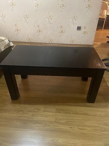 jurnali: Jurnal masası, İşlənmiş, Açılmayan, MDF, Dördbucaq masa — 2