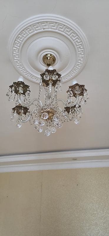 avanqard lusturlar: Çılçıraq, 5 lampa, Şüşə — 1