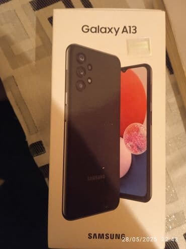 soyuducu işləmiş: Samsung Galaxy A13, 64 GB, rəng - Qara, İki sim kartlı, Face ID, Barmaq izi — 1