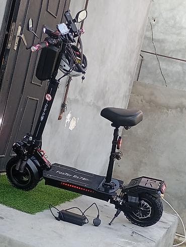 Электротранспорт: Elektrik skuter – FaSTer RS7 Xüsusiyyətlər: - Güclü ofroad təkərlər — 10