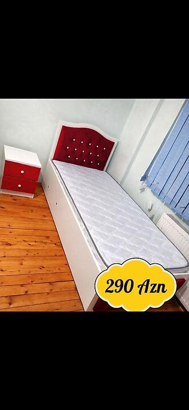 Tək nəfərlik çarpayı dəsti - Ölçü: tək nəfərlik (matras üstündə