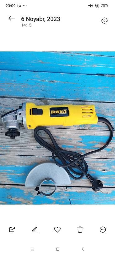 qranit kesen: DEWALT bucaqslı drel (uşaq daş kəsən) – şəbəkə ilə işləyən model — 1