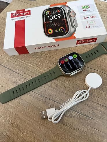 AtonGM Sports Ultra Pro ağıllı saat - 2.1 düym yüksək həlliyatlı