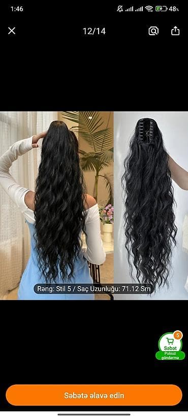 Taxma saçlar, Süni