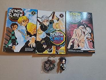Манга Demon Slayer на английском языке. Три тома(3,9,11) Оригинальный — 1