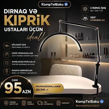 stolüstü işıq: Masaüstü qövs işıqlandırma lampası – dırnaq və kiprik ustaları — 4