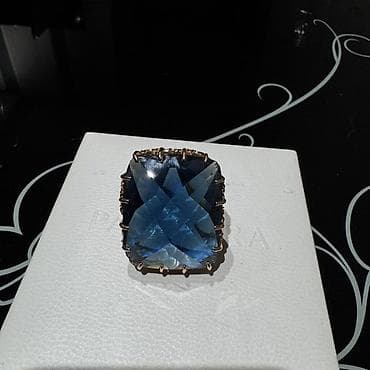 Üzük, Sarı qızıl, Topaz