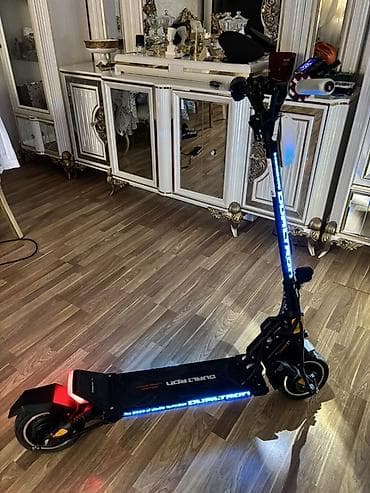 Elektrik nəqliyyatı: Dualtron elektrik skuter - Güclü ikiqat amortizasiya sistemi və iri — 2