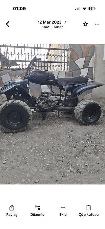 sumqayit teker bazari: ATV kvadrosikl matoru yoxdu motar qoy sur veziyetdedi — 2