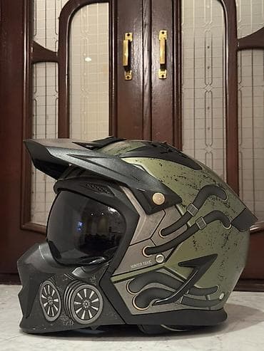 yamaha mator: Axxis “Hunter Toxic” motosiklet dəbilqəsi.Tezedi.M razmer.Cuzi endirim — 2