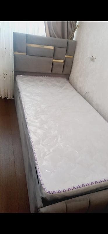 Təknəfərlik çarpayı, Matras ilə, Siyirməsiz