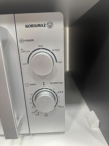 inter m: Mikrodalğalı soba Korkmaz, Quraşdırılan, Mikrodalğalar ilə, rəng - Gümüşü, İşlənmiş — 2