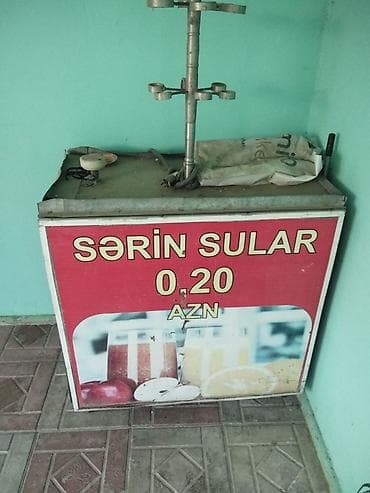 Sərin sular üçün mobil satış aparatı - Tip: Soyuduculu içki/sərin su