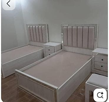 tek kreslolar: Oğlan və qız üçün, Yeni, 2 təknəfərlik çarpayı, 2 tumba — 1