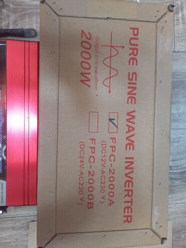 12 volt 220 volt inverter: İnverter gücüne göre qiymetleri yeni model inverter həm 12 həmdə 24 v — 8