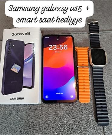 asus a15: Samsung Galaxy A15, 128 GB, rəng - Göy — 2
