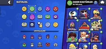 don geyim: Brawl Stars hesabı – yüksək kuboklu və zəngin kosmetik kolleksiya - — 6