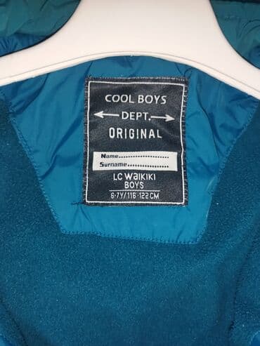 Uşaqlar üçün digər geyimlər: Oglan üçün yaxşı vəziyyətdə kurtka 6.7yaş lc waikikidən alınıb — 3