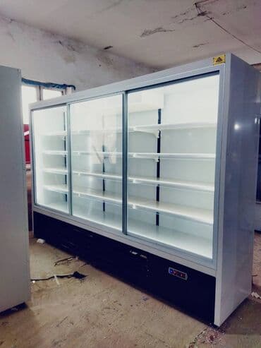 Ticarət tərəziləri: Mağaza vitrin soyuducusu - Önü şüşəli, sürgülü qapılar: məhsulların — 2