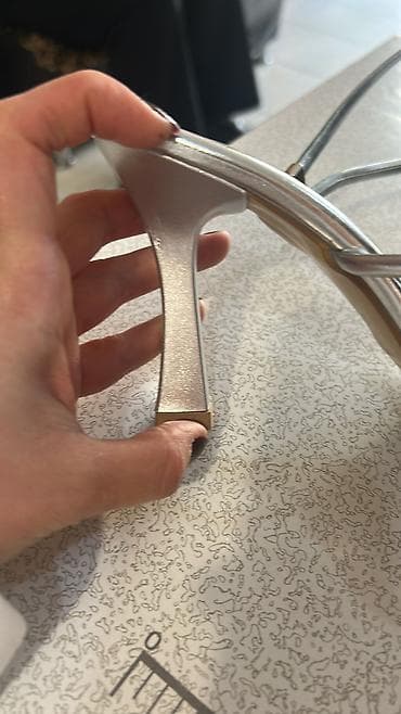 белые босоножки на тракторной подошве: Размер: 38, цвет - Серебристый, Новый — 5