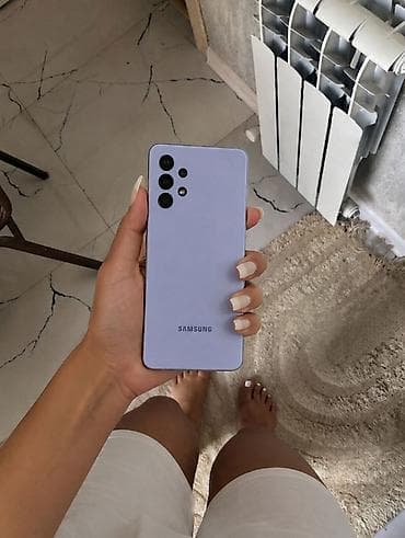 samsung 52: Samsung Galaxy A32, 64 GB, rəng - Bənövşəyi — 1