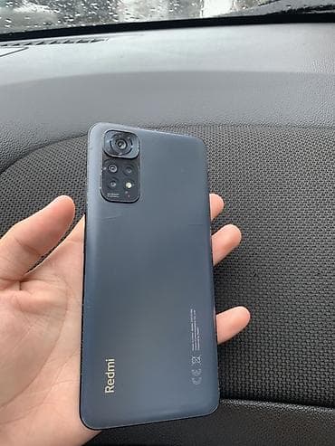 roadmark android player: Redmi Note 11S, 128 GB, rəng - Boz, Barmaq izi — 1