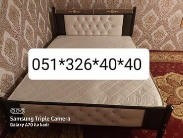 Çarpayılar: Yeni, İkinəfərlik çarpayı, Bazasız, Matras ilə, Siyirməsiz, Azərbaycan — 1