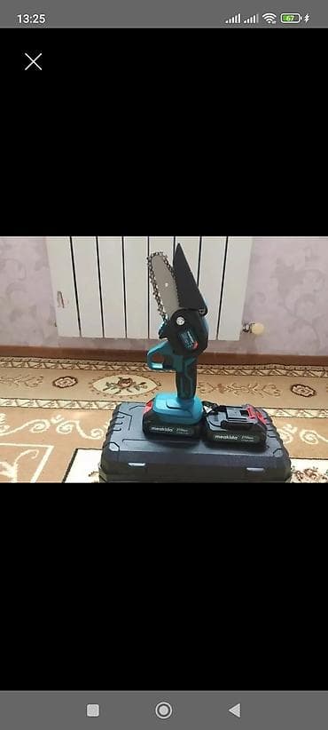 mini drel: Məhsul: Portativ akkumulyatorlu mini elektrik mişarı (zəncirli) — 1