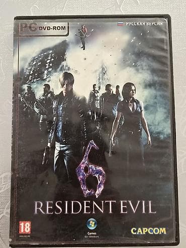 PC oyun diskləri paketi - Resident Evil 6 (PC DVD-ROöM) - Nəşriyyat — 2