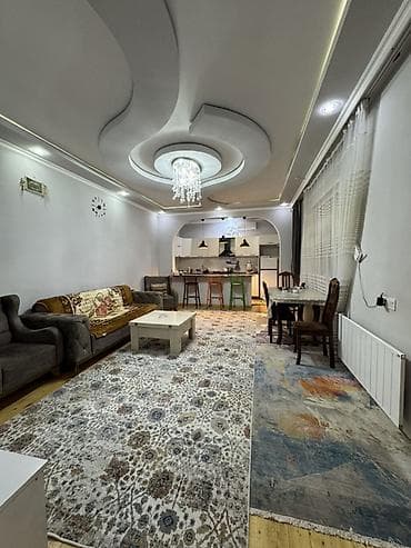 3 otaqlı, 90 kv. m, Kredit yoxdur, Yeni təmirli