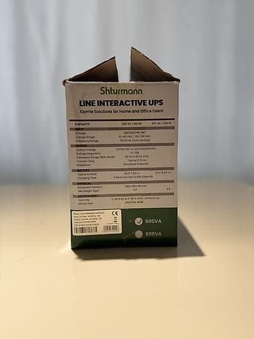 processor core i7: Yeni UPS, < 500 Vt, Rozetkaların sayı - 2 — 2