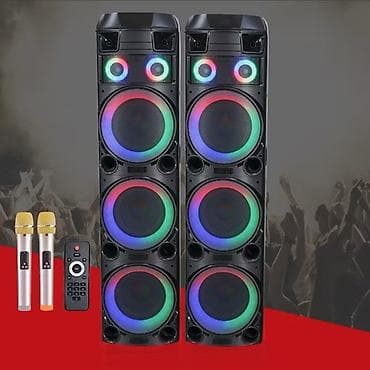 Karaoke dinamik Mikrafon Blutuz Usb Sd Radio Mic giriş Musiqj aleti — 1