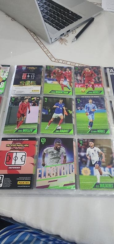 fifine: Toplam 135 eded Panini FIFA 365 Adrenalyn XL futbol kartları albomu – — 9