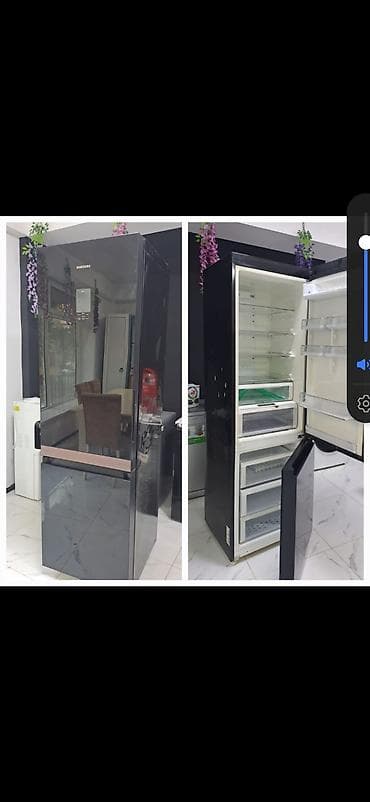 Б/у 2 двери Samsung Холодильник Продажа, цвет - Черный at lalafo.az Б/у 2 двери Samsung Холодильник Продажа, цвет - Черный