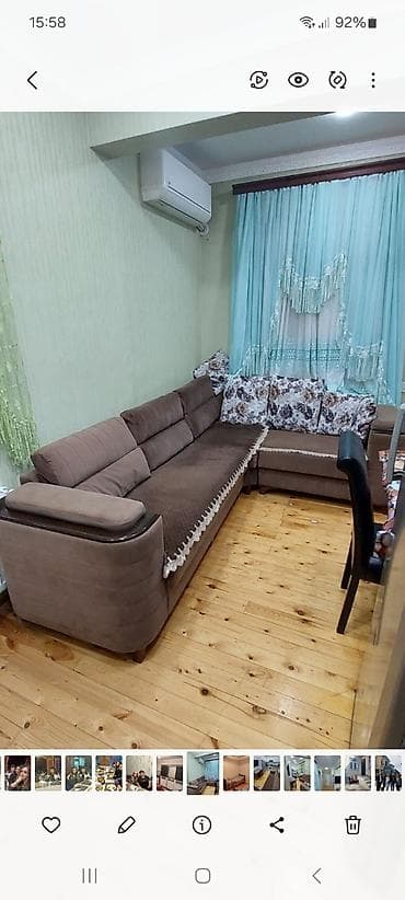 İşlənmiş, Künc divan, Bazalı, Açılan