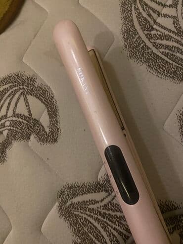 sac qırxan: SOKANY saç düzləndirici - Rəng: açıq çəhrayı, qızılı detal və akril — 1