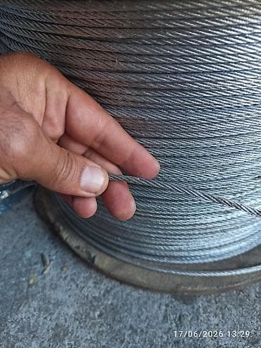 Металлические тросы: Məhsul: Sinklənmiş polad tros (E.G. Steel Wire Rope) - Konstruksiya — 6