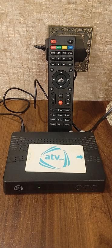 Смарт ТВ приставки: ATV Plus rəqəmsal TV qəbuledicisi (set-top box) və pult komplekti - — 1