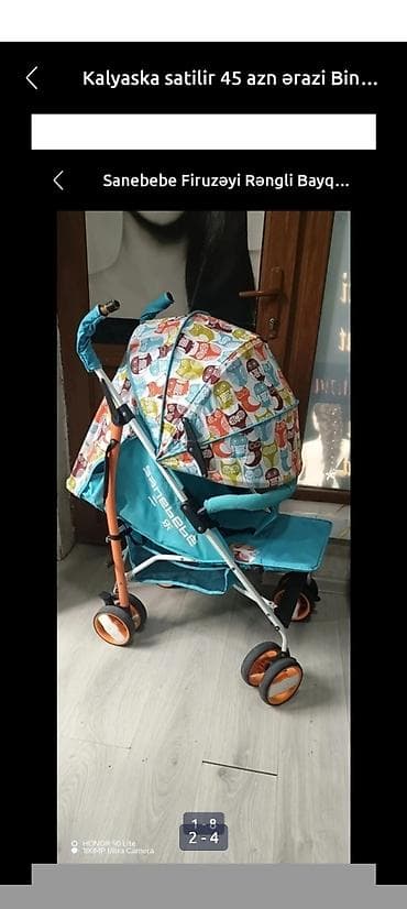 usag arabası: Klassik gəzinti arabası, İşlənmiş, Cins: Oğlan, Yaş: 1-6 ay, Ünvandan götürmə, Ödənişli çatdırılma — 5