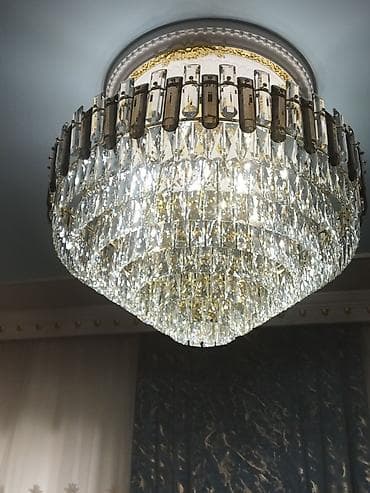 daw yunu: Çılçıraq, 10 və daha çox lampa, Xrustal — 1