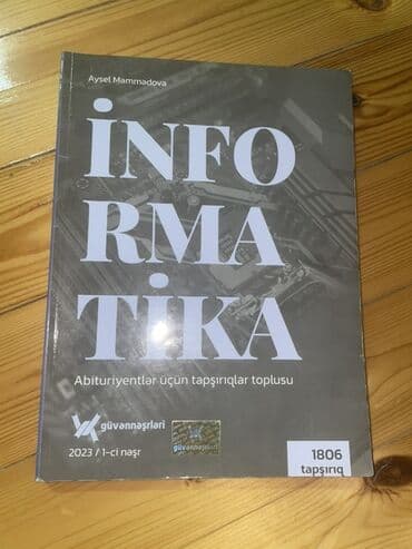 ipg informatika pdf: Məhsul: İnformatika – Abituriyentlər üçün tapşırıqlar toplusu - — 1