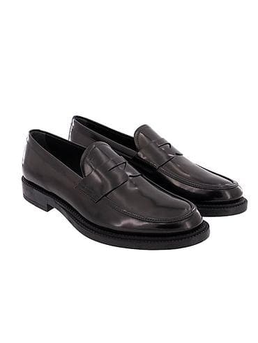 Ayaqqabılar: Tod’s kişi loaferləri – qara, klassik penny-loafer dizaynı — 4
