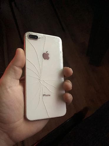 iphone xarab: IPhone 8 Plus, 64 GB, Matte Gold, Barmaq izi, Simsiz şarj — 2