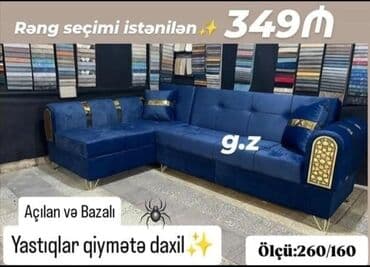 kreditle divar kagizlari: Künc divan, Yeni, Açılan, Bazalı, Parça, Şəhərdaxili pulsuz çatdırılma — 1