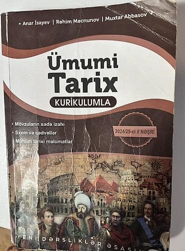 array informatika pdf 2025: Məhsul: “Ümumi Tarix – Kurikulumla” dərs vəsaiti (2024/25-ci il nəşri) — 1