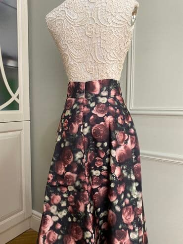 ağ qadın ətəkləri: Maksi Ətək, Orqanza, M — 5