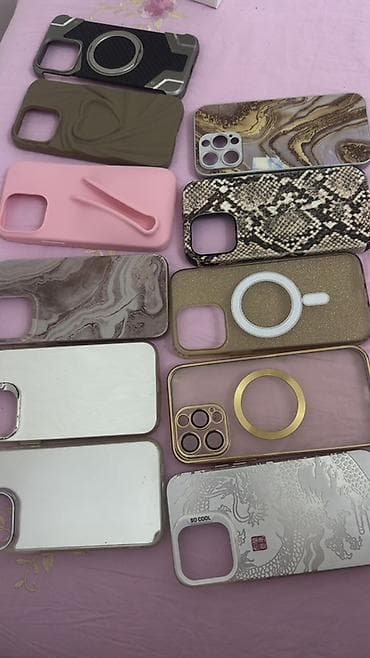 IPhone 14 pro max üçün müxtəlif dizaynlı qoruyucu üzlüklər və