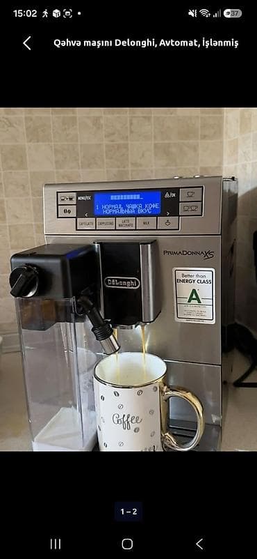 delonghi: Delonghi Primadonna XS kofe aparati 780 Azn. Tam ishlek. Unvan — 1