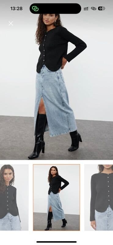 kolej jaket: Trendyolmilla kardiqan M olchu geyinmemishem, yeni almisham mene — 2